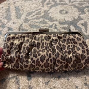 Leopard Print Clutch